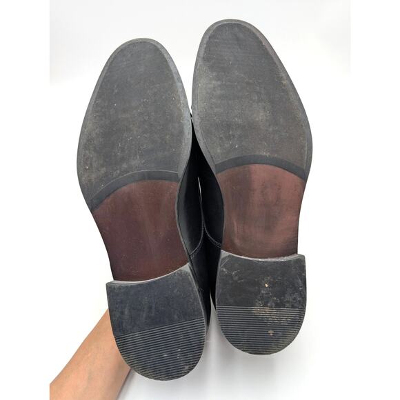 Nordstrom Elliott Cap Toe Lace-Up Derby Shoes Men's Black Size 12M EU45 - Picture 8 of 11